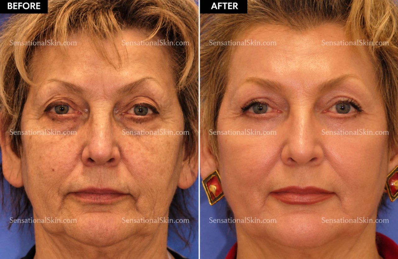 Before and after: Laser resurfacing, Sensational Skin patient