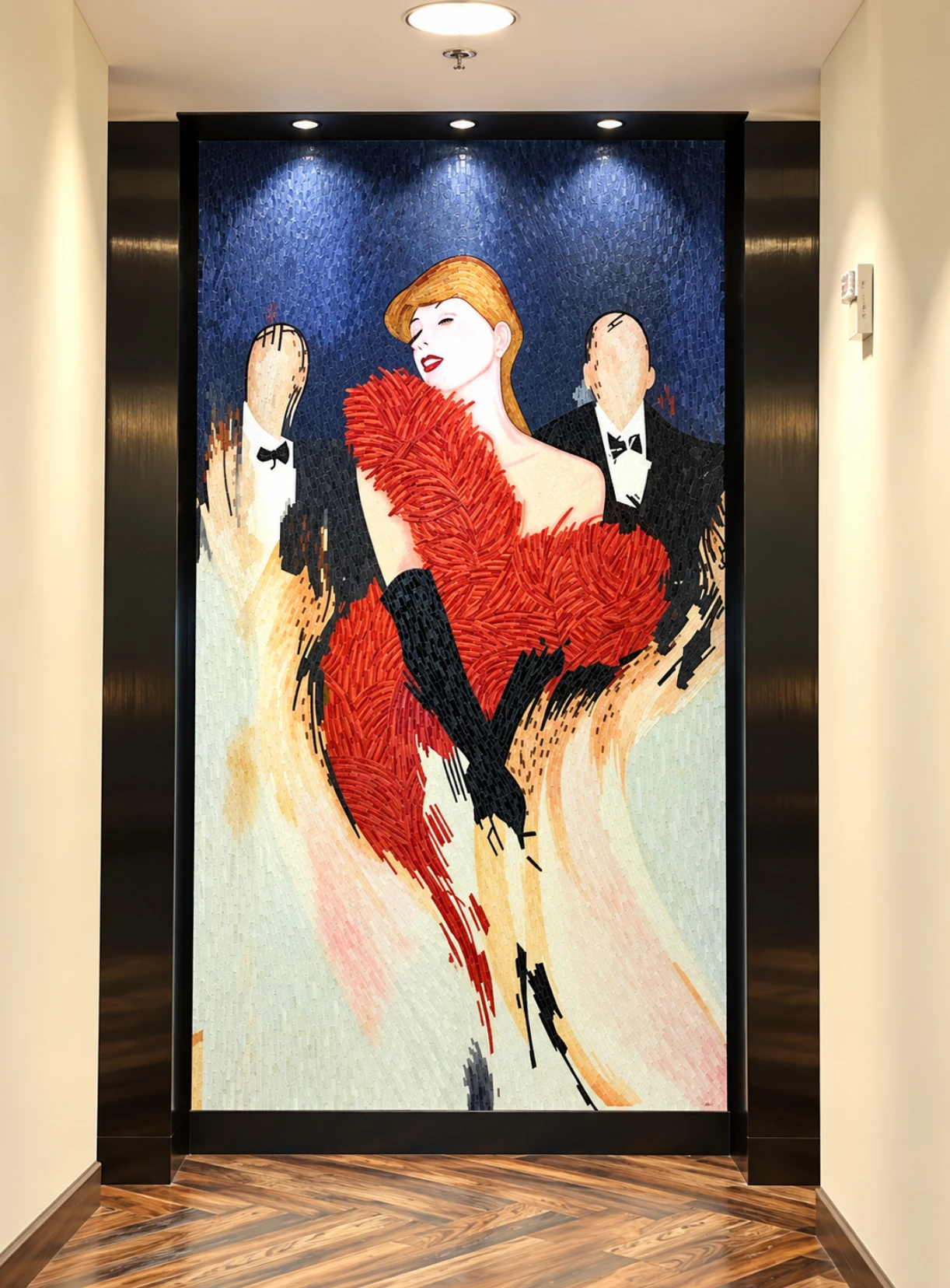 The glass mosaic at Sensational Skin