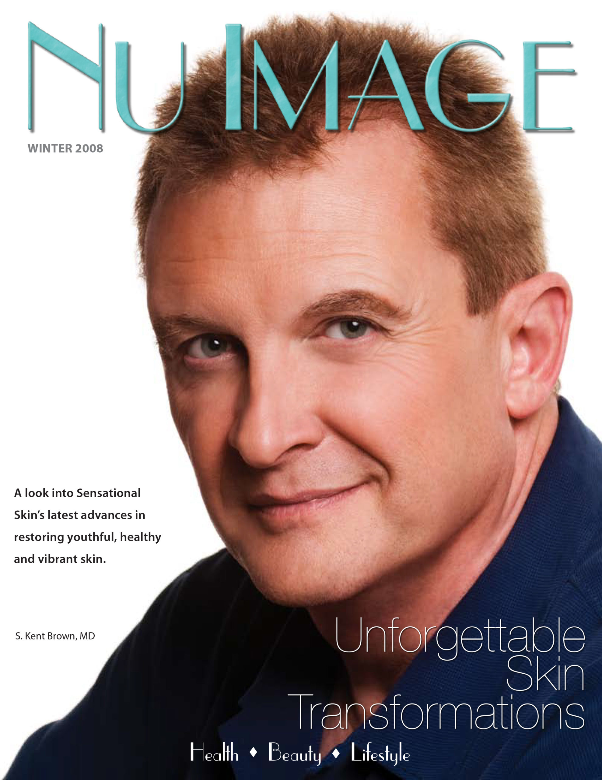 NuImage magazine cover featuring Sensational Skin